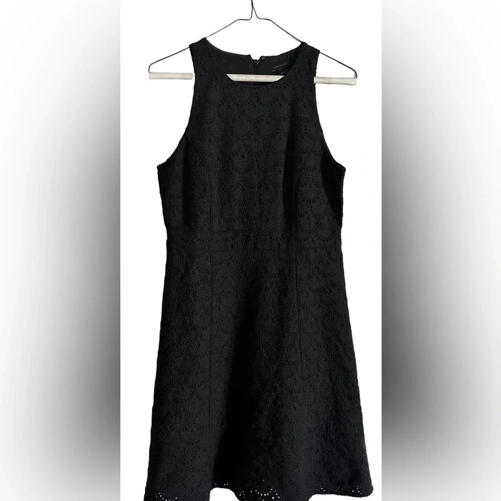 Ann Taylor Black Dress Size 0